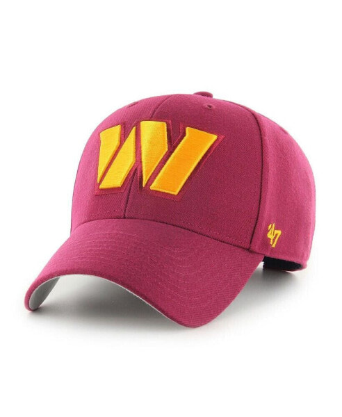Men's Burgundy Washington Commanders Mvp Adjustable Hat