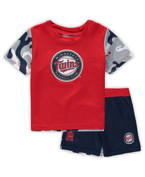Комплект костюм для малышей OuterStuff Minnesota Twins красный, синий