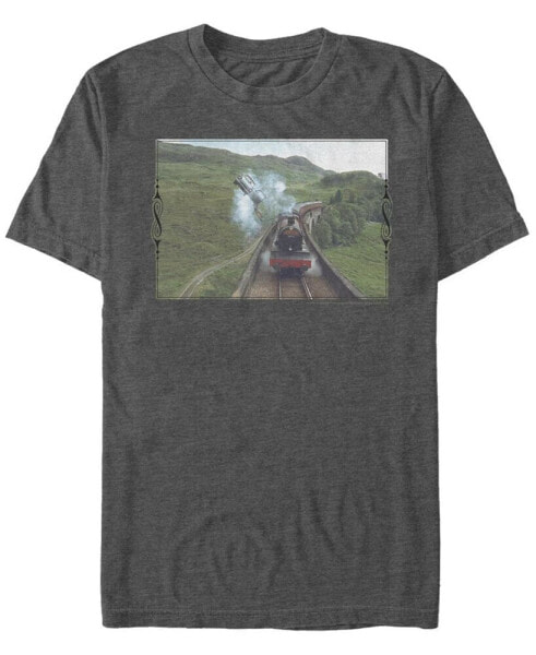 Men's Catching The Train Short Sleeve Crew T-shirt