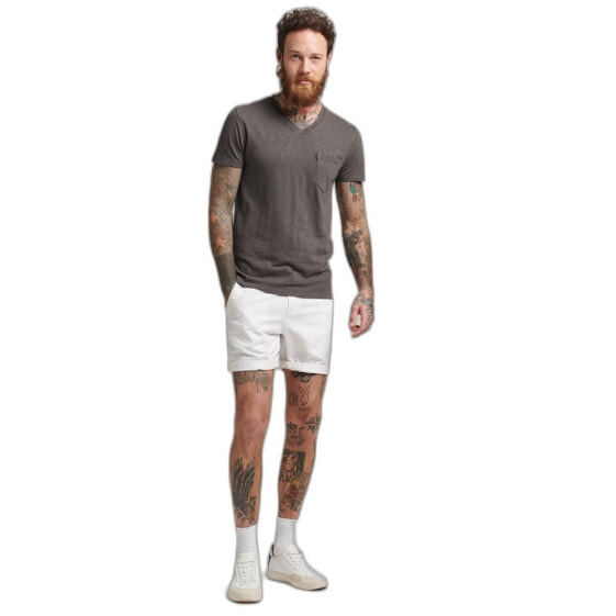 SUPERDRY Studios Linen Turn Up shorts