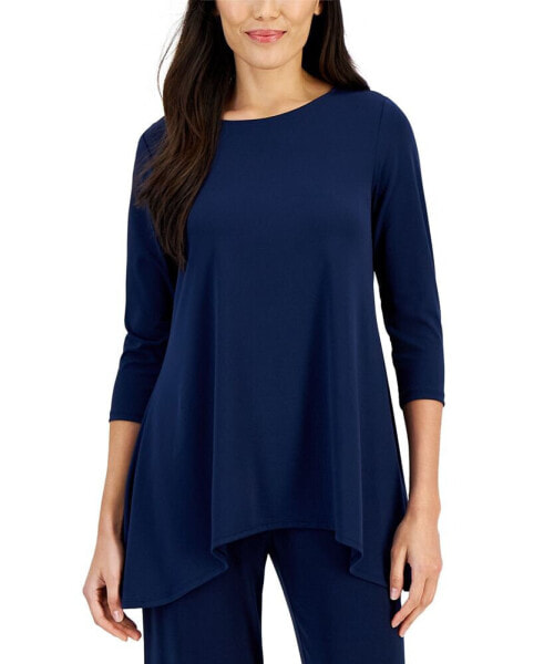 Women's 3/4-Sleeve Knit Top, Regular & Petite, Created for Macy's