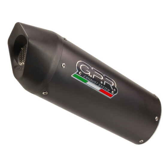GPR EXHAUST SYSTEMS Furore Evo4 Nero Royal Enfield Himalayan 410 21-22 Ref:E5.ROY.9.CAT.FNE5 Homologated Oval Muffler