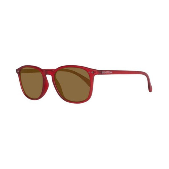 Мужские очки солнцезащитные вайфареры красные Benetton BE960S06 Красный ( 52 mm)