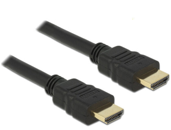 Переходник HDMI Delock 1,5 м - HDMI Type A (стандартный) - HDMI Type A (стандартный) - 3840 x 2160 пикселей - 10,2 Гбит/с - черный