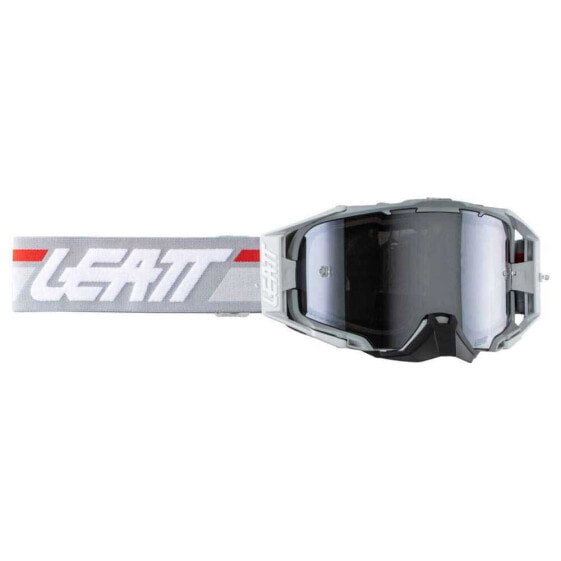 LEATT Velocity 6.5 Iriz off-road goggles with roll-off system