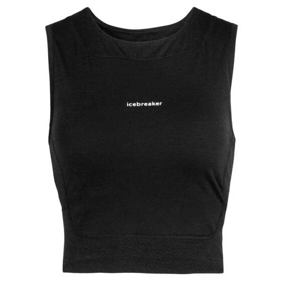 ICEBREAKER Zoneknit Cropped Merino sleeveless T-shirt