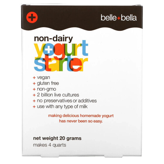 Non-Dairy Yogurt Starter, 4 Packets, (5 g) Each