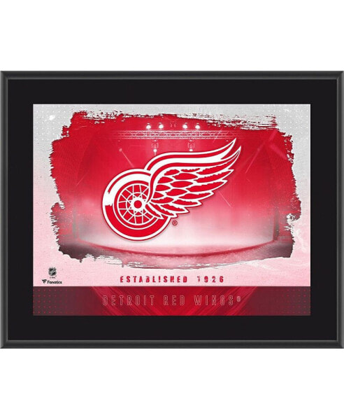 Detroit Red Wings 10.5'' x 13'' x 1'' Sublimated Horizontal Logo Team Plaque