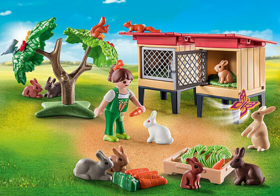Игровой набор Playmobil Крольчий дворик 71252