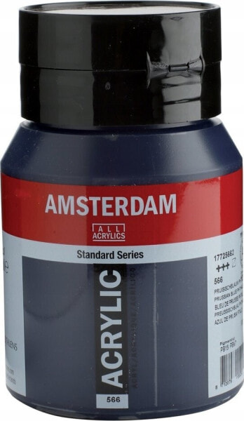 Artequipment Amsterdam Standard Series Acrylic Jar Prussian Blue (Phthalo) 566