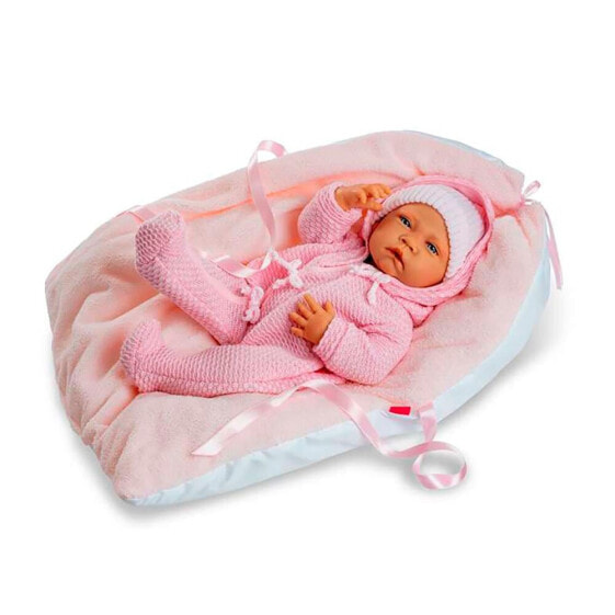Кукла для новорожденных Berjuan с розовым дайвером 45 см
