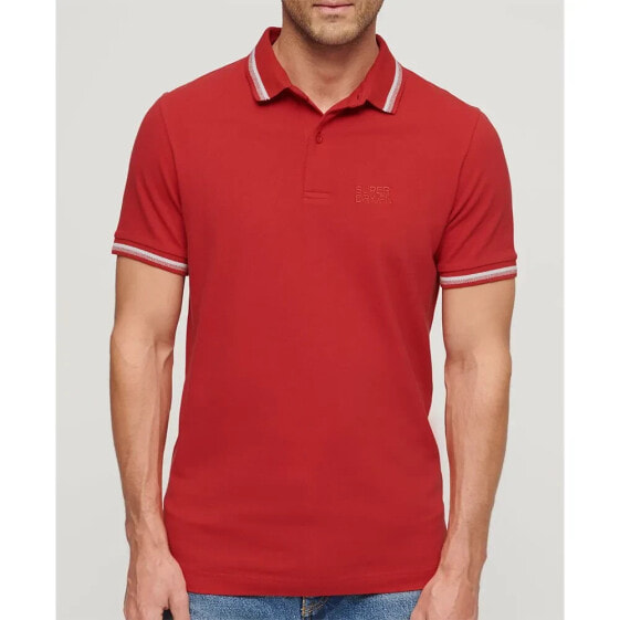 Поло свободного кроя Superdry Sportswear Relaxed Tipped with Short Sleeves