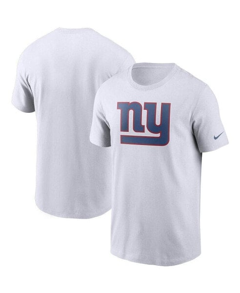 Men's White New York Giants Primary Logo T-shirt