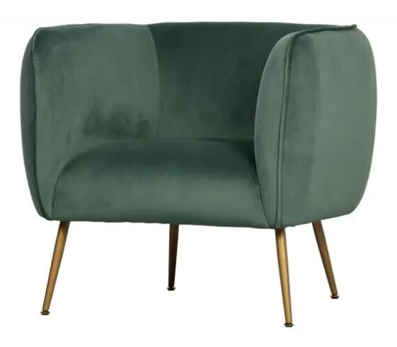 SCOUT - Fauteuil de salon velours vert