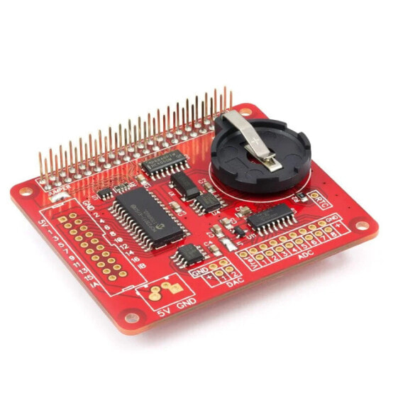 Expander Pi - pin header expander for Raspberry Pi - 16 pins I / O + 8 ADC + 2 DAC