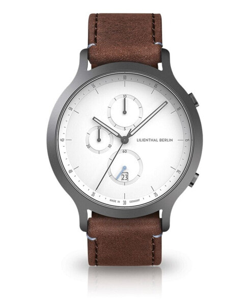 Chronograph with Brown Leather Watch 42mm