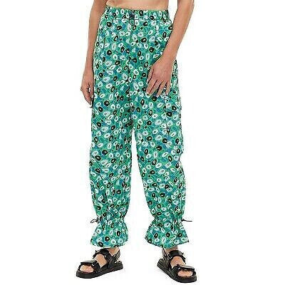 Women's Utility Jazz Dot Green Cargo Pants - DVF