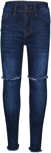 A2Z 4 Kids Girls Stretchy Blue Jeans Kids Ripped Dinem Trousers Fashion Trousers Jeggings Age 5 6 7 8 9 10 11 12 13 14 Years