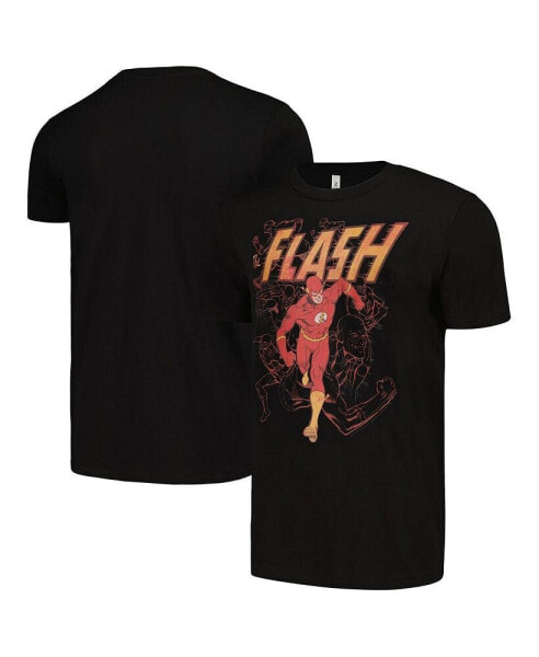 Men's and Women's Black Flash Burst T-shirt