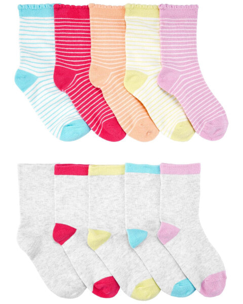 Kid 10-Pack Crew Socks 8-14