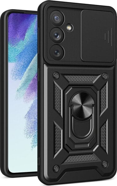 Hurtel Hybrid Armor Camshield etui do Samsung Galaxy A54 5G pancerny pokrowiec z osłoną na aparat czarne