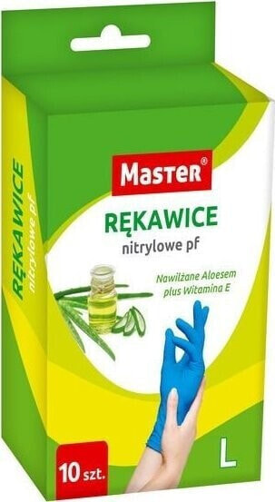 Uni RĘKAWICE NITRYLOWE MASTER ALOES ROZMIAR M OP. 10 SZT