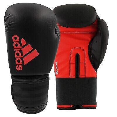 Перчатки тренировочные Adidas Speed 50 SMU 12 унций для фитнеса и тренировок - черно-красные