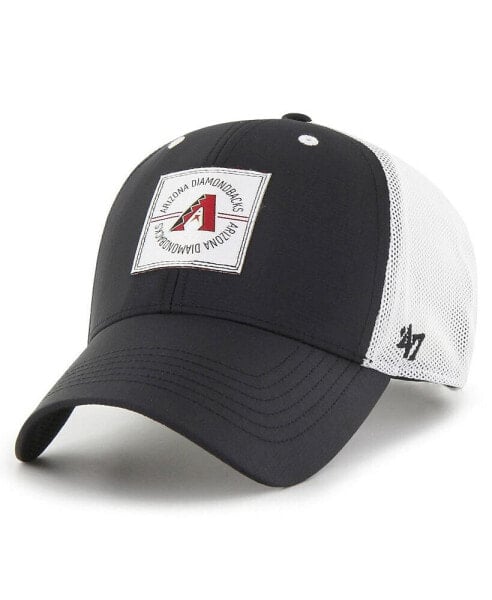 Men's Black Arizona Diamondbacks Disburse MVP Trucker Adjustable Hat