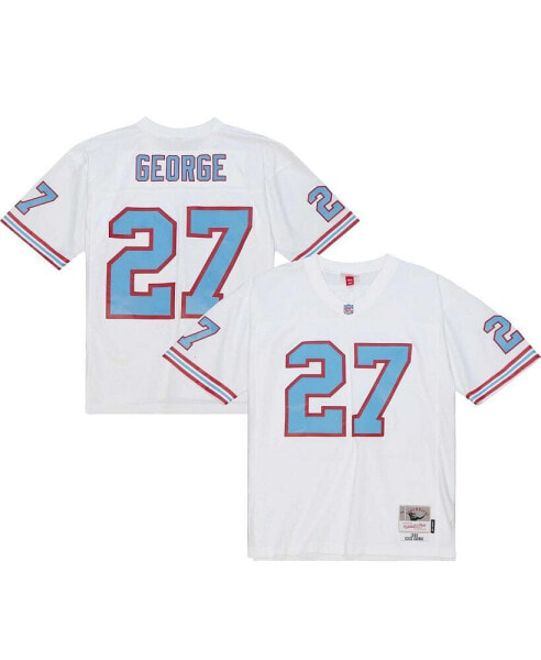 Men's Eddie George White Tennessee Oilers Legacy Replica Jersey