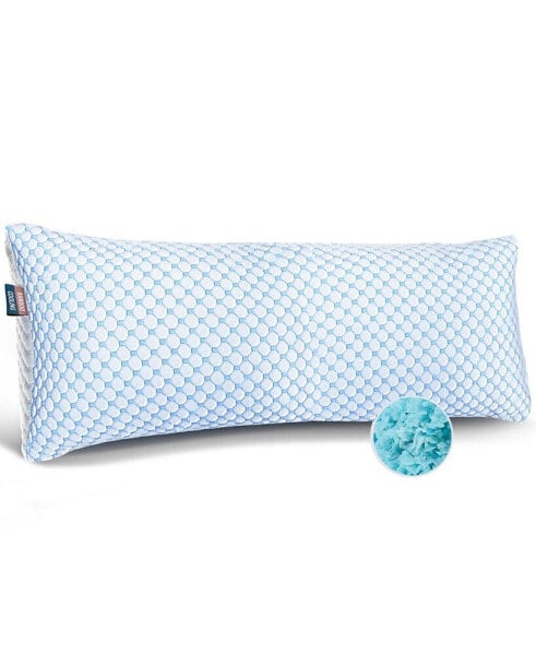 Adjustable Gel and Memory Foam Infused Reversible Cooling Pillow, Body