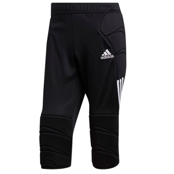 Мужские брюки спортивные черные зауженные трикотажные Adidas Tierro GK FT1456