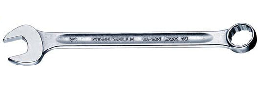 STAHLWILLE 13, 13 mm, Chrome, Chrome Alloy steel, Chrome, 15°, 30 mm 7989373