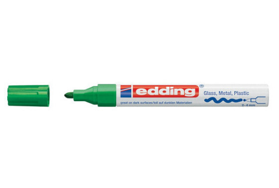 EDDING 750 - Green - Green - White - 1 colours - Bullet tip - Round - 2 mm