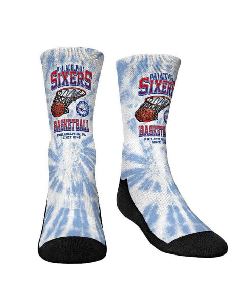 Youth Boys and Girls Socks Philadelphia 76ers Vintage-Like Hoop Crew Socks