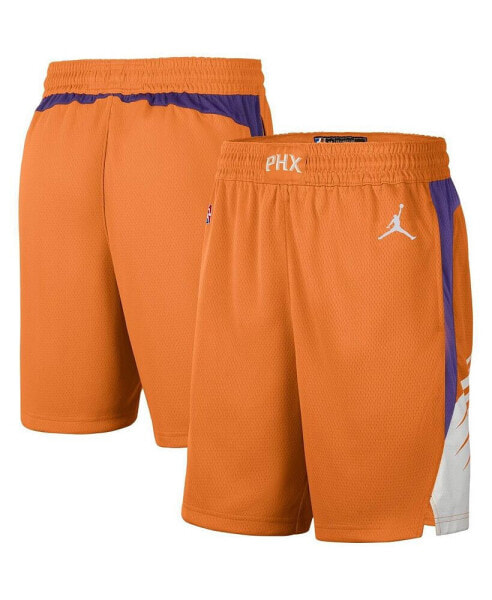 Men's Orange and White Phoenix Suns 2020/21 Association Edition Performance Swingman Shorts