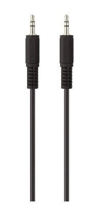 Belkin F3Y111BF1M-P - 3.5mm - Male - 3.5mm - Male - 1 m - Black