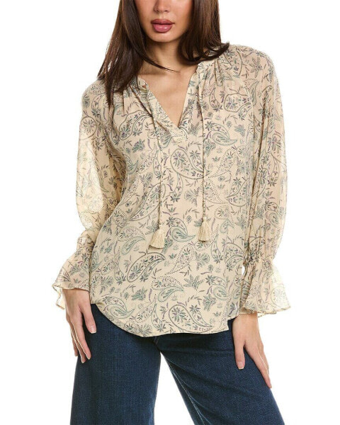 Joie Cecarina Silk Blouse Women's S