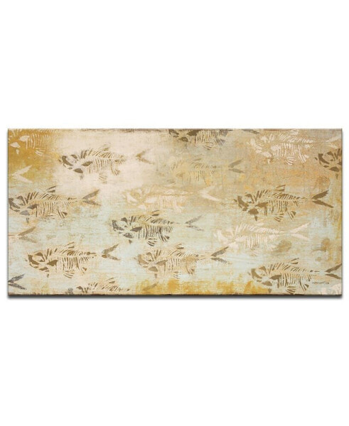 'Hardened Class' Abstract Canvas Wall Art - 18" x 36"