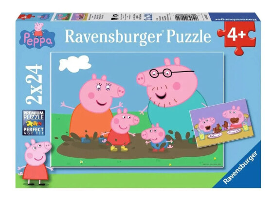 Пазлы Рэвенсбургера "Peppa Pig" 2x24 элемента