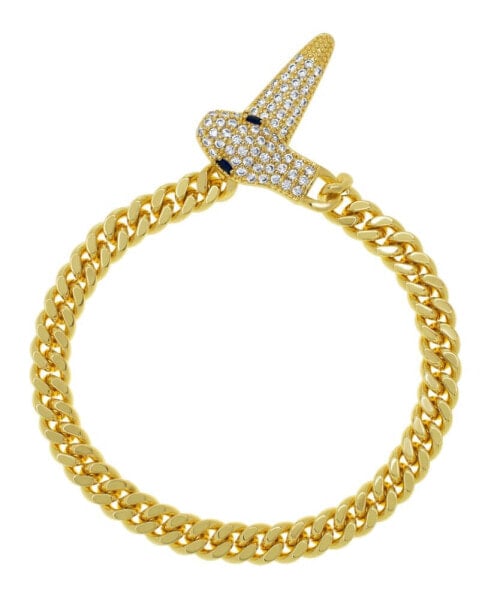 Cubic Zirconia Snake Chain Bracelet