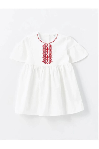 Платье для малышей LC WAIKIKI с вышивкой на воротнике