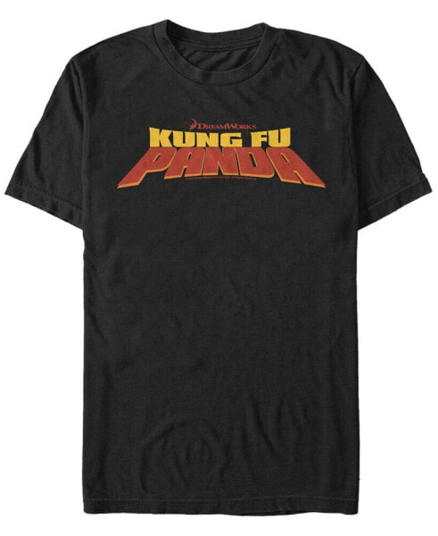 Kung Fu Panda Men's Chest Logo Short Sleeve T-Shirt