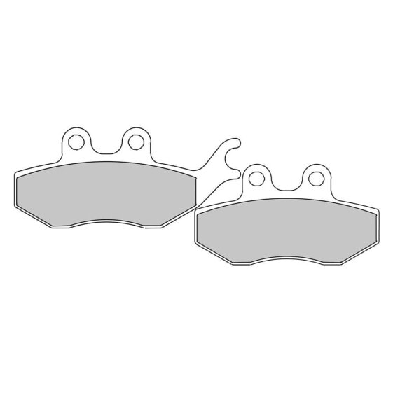 FERODO FDB2147AG Argento semi metallic disc brake pads