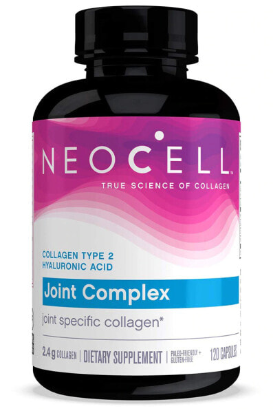 NeoCell Joint Complex Коллаген II типа 2.4 г + гиалуроновая кислота для здоровья суставов и соединительной ткани 120 капсул