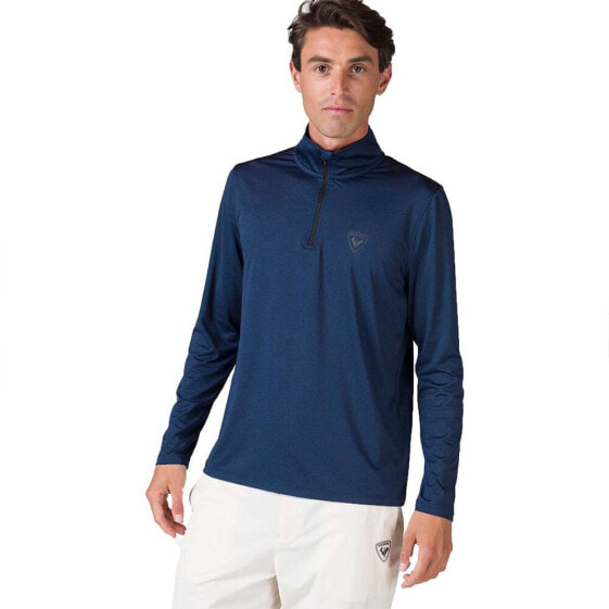 ROSSIGNOL Slub Active half zip long sleeve T-shirt