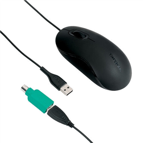 Targus AMU30EUZ - Ambidextrous - Optical - USB Type-A - 1000 DPI - Black