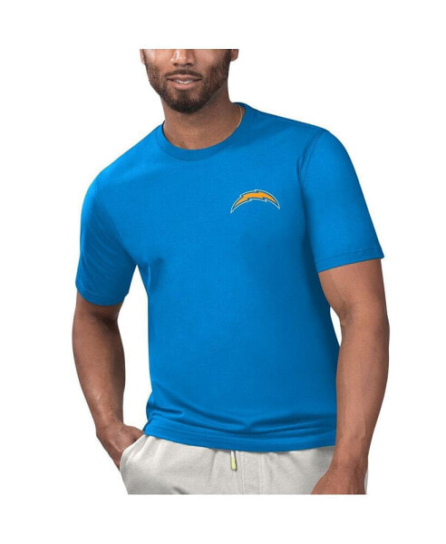 Men's Powder Blue Los Angeles Chargers Licensed to Chill T-shirt