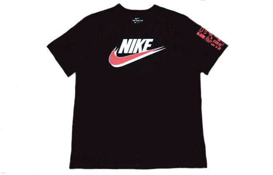 Nike Sportswear 圆领运动休闲短袖T恤 男款 黑色 / Футболка Nike Sportswear T CW0385-010