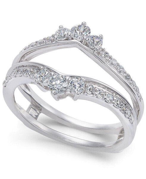 Diamond Enhancer Ring Guard (5/8 ct. t.w.) in 14k White Gold