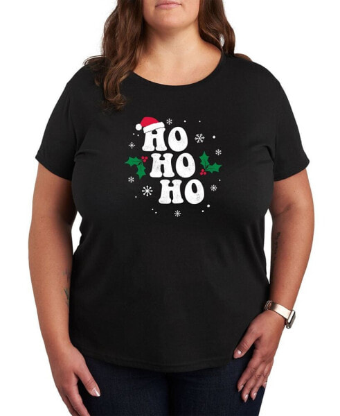 Air Waves Trendy Plus Size Holiday Graphic T-shirt